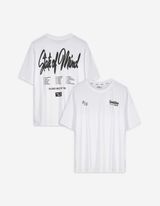 T-Shirt - Rückenprint - weiß