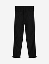 Hlače - Lanena me&scaron;anica - crna