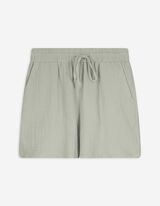 Short - Mousseline - Vert clair