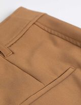 Nadrág - Velúr utánzat - világos barna