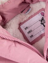 Parka - Nuimamas dirbtinis kailis - violetine