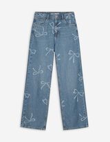 Jeans - Laserprint - blau