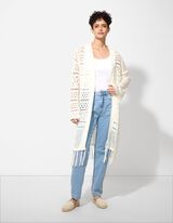 Kardigán - Rögzítés nélkül - feher