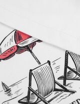 T-s&auml;rk - tr&uuml;kis - valge