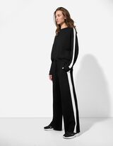 Hose - Galonstreifen - schwarz