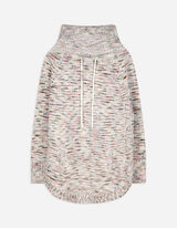 Longpullover - Strick - weiß
