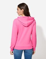 Dukserica sa kapuljačom - sa vezicom - ruzicasta