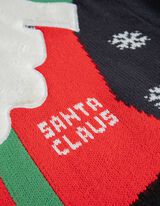 Sweter z dzianiny - Boże Narodzenie - ciemny niebieski