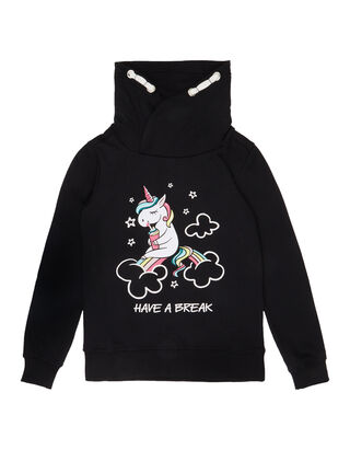 M&auml;dchen Hoodie mit Tube Collar