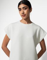 Tričko - Obsah modalu - biely