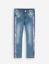 Jeans - Efect termic - Albastru
