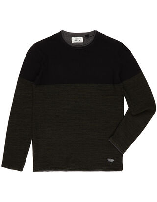 Herren Pullover mit Blockstreifen