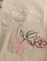 T-Shirt - Stickerei - Gr&uuml;n