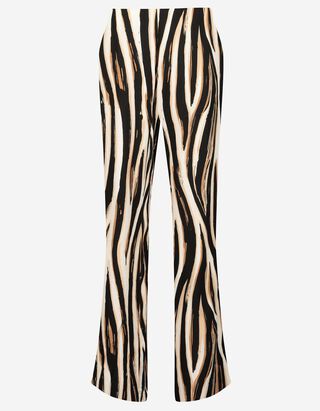 Damen Palazzo Hose Aus Viskose Takko Fashion