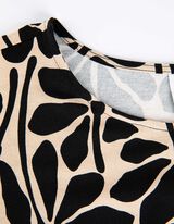 Tričko - Směs s viskózou - béžová