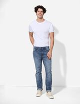 Džínsy - Straight Fit - tmavomodra