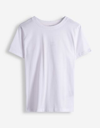 Shirt - einfarbig - wei&szlig;