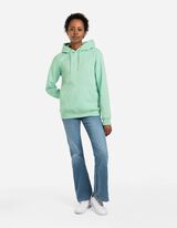 Džemperis - Didelė priekinė kišenė - sviesiai zalias