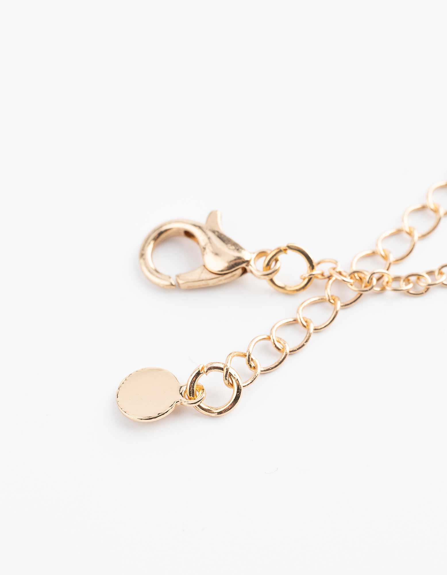 Collier - Pierres d&eacute;coratives - Or