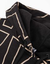 Kapucnis felső - Zsinóros kapucni - fekete