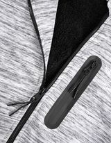 Jachetă sport - Imprimeu mesaj - Alb