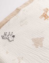 Couverture - Mousseline - blanc