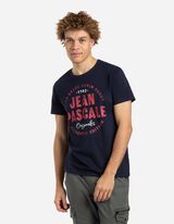 Marškinėliai - Užrašas - tamsiai melynas