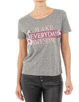 Damen T-Shirt mit Message-Print&nbsp;