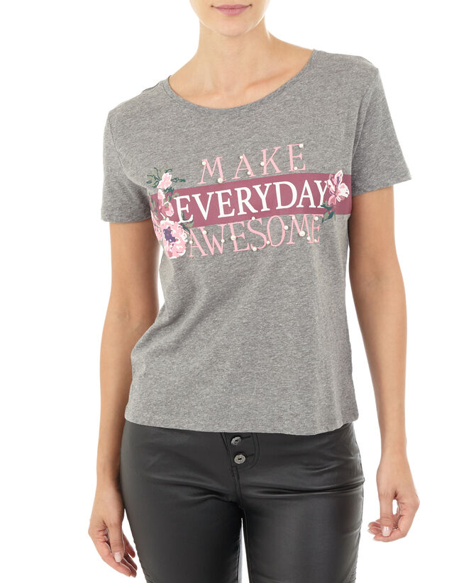 Damen T-Shirt mit Message-Print&nbsp;