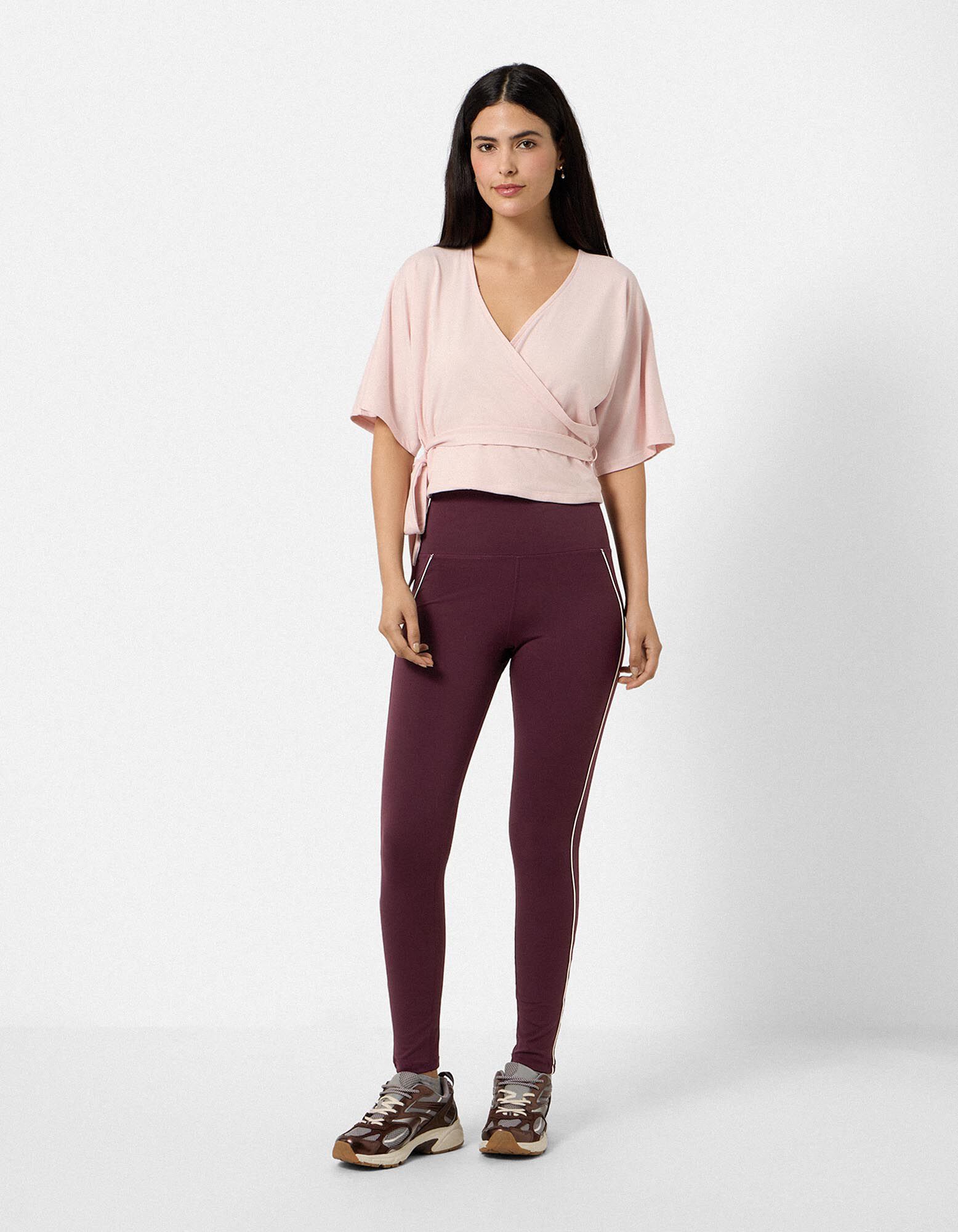 Leggings - Respirant - mauve