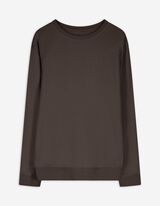 Sweatshirt - Relax Fit - dunkelbraun