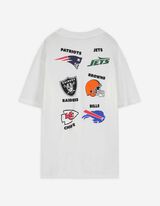 T-Shirt - R&uuml;ckenprint - wei&szlig;