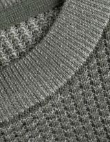 Trui - Ronde hals - donkergroen