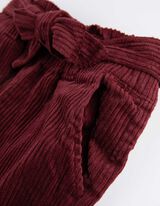 kavbojke - Tajliran pas za zavezovanje - temno rdeca