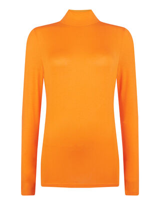 Damen Longsleeve mit Stehkragen