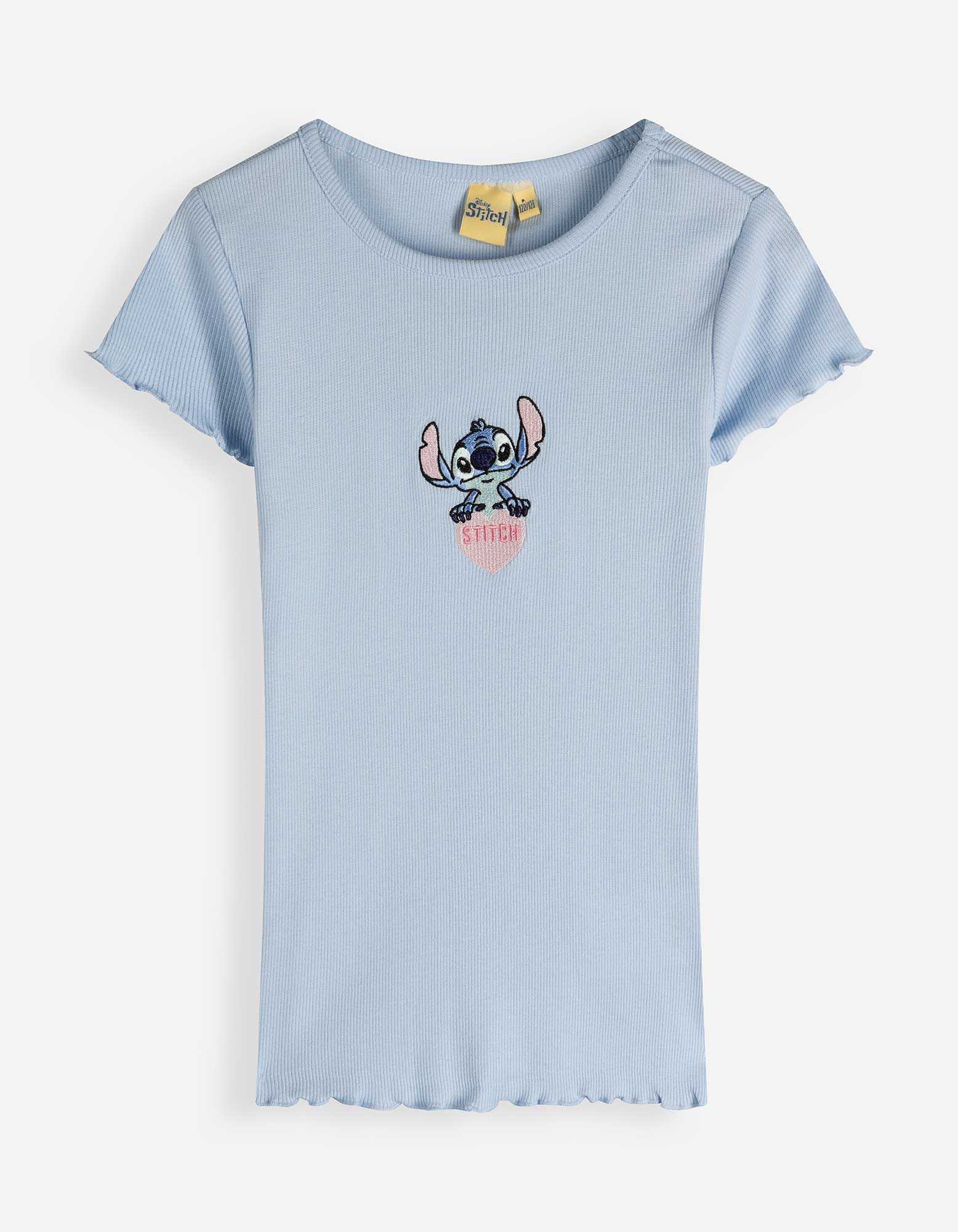 T-shirt - Lilo et Stitch - bleu clair