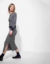 Strickrock - Wadenlang - dunkelblau