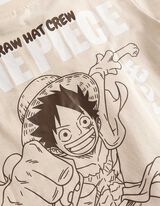 T-Shirt - One Piece - Beige