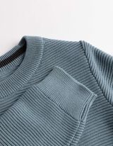 Pullover - Labelpatch - hellblau