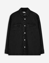Bluse - black denim - schwarz