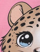 Majica kratkih rukava - Print - ruzicasta