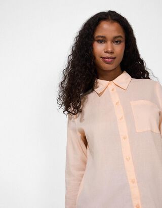 Overhemdblouse - Zachte touch - roze