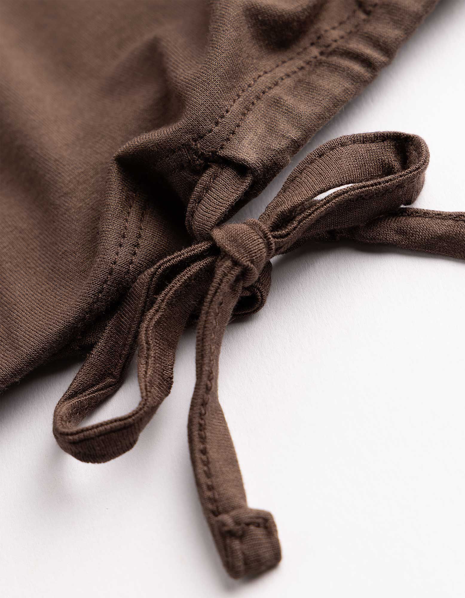 Shirt - Koord - bruin

