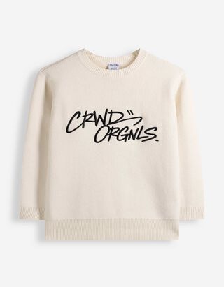 Trui - Oversized fit - Off-White
