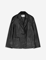 Blazer - PU - schwarz