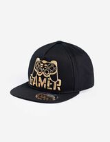 Basecap - Wandleuchte - schwarz