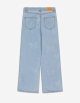 Jeans hlače - Kroj Wide Fit - modra