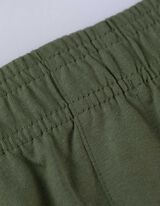 Pyjama Set aus Shirt und Hose - Gerippt - weiß