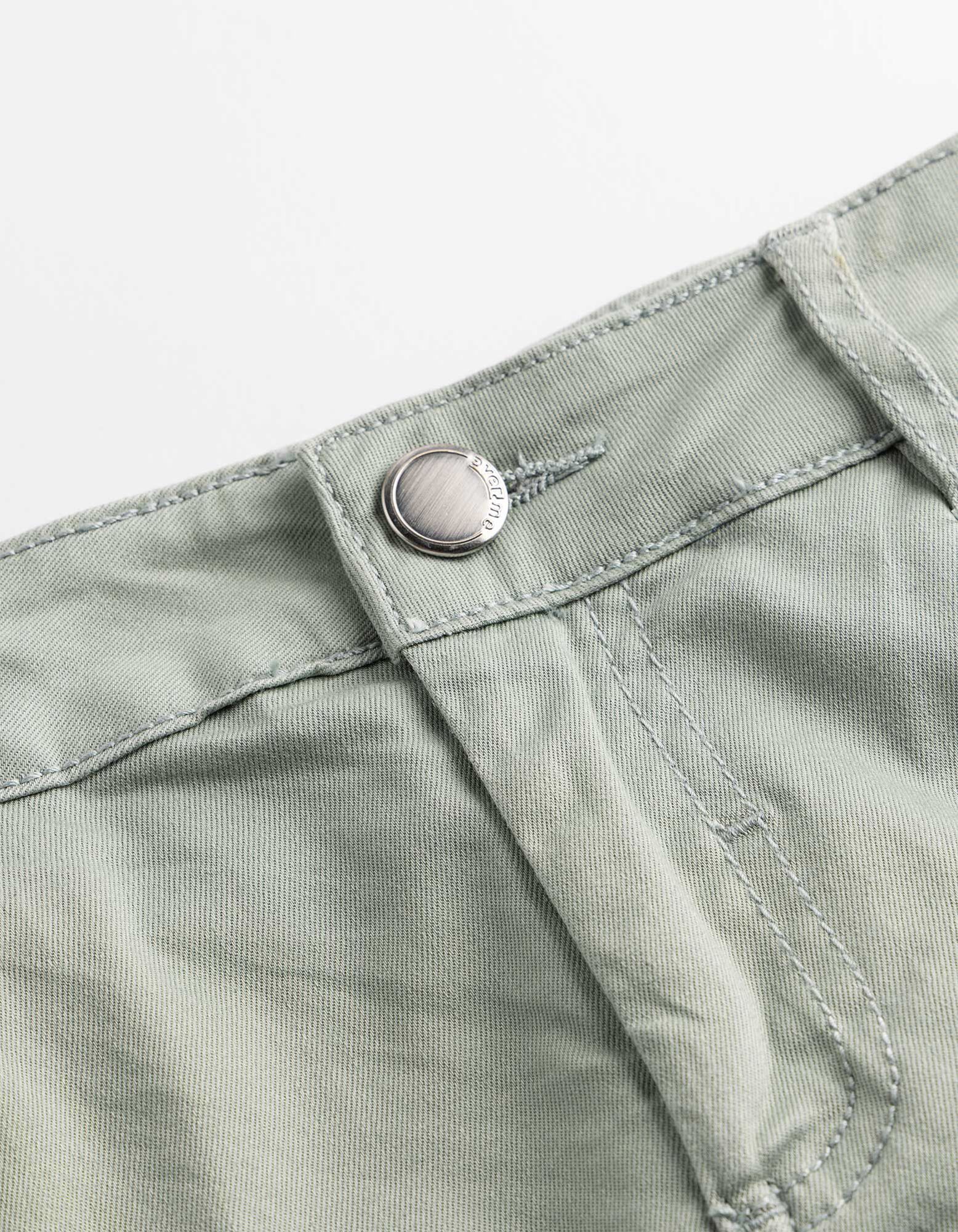 Caprihose - Twill - t&uuml;rkis
