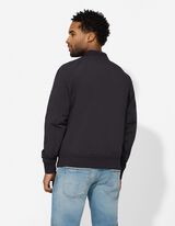 Jacke - Gerippte Abschl&uuml;sse - schwarz